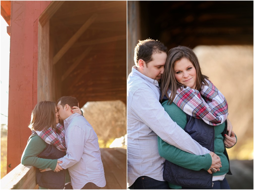 Covered Bridge Fall Engagement Photography_0005