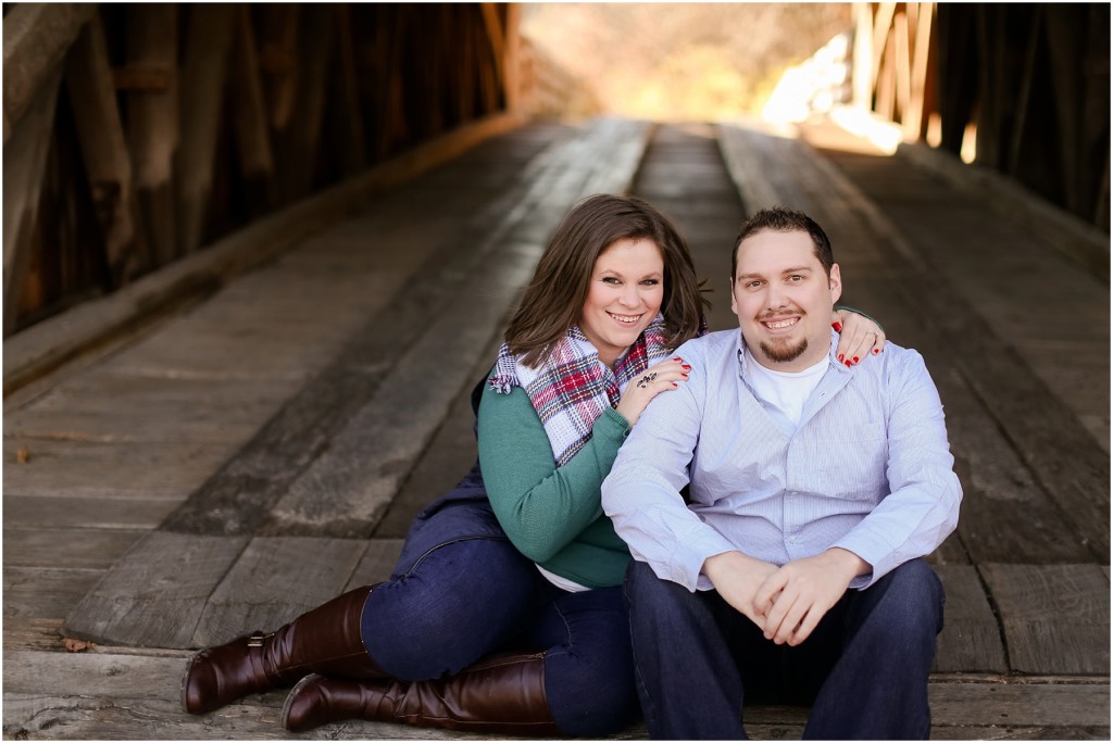 Covered Bridge Fall Engagement Photography_0019