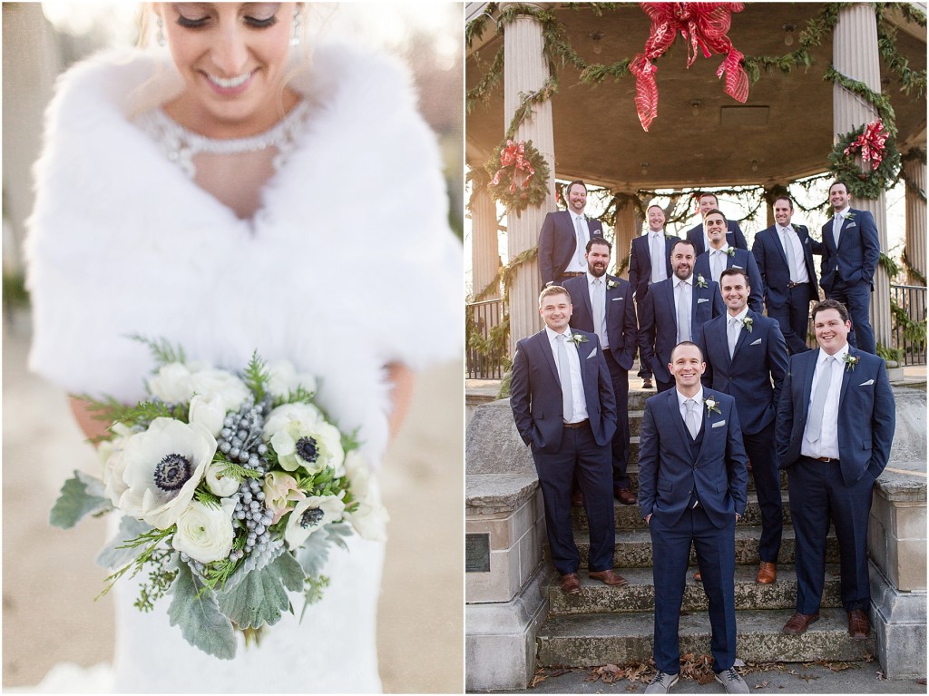 Silver and Navy Illinois Winter Wedding_0043