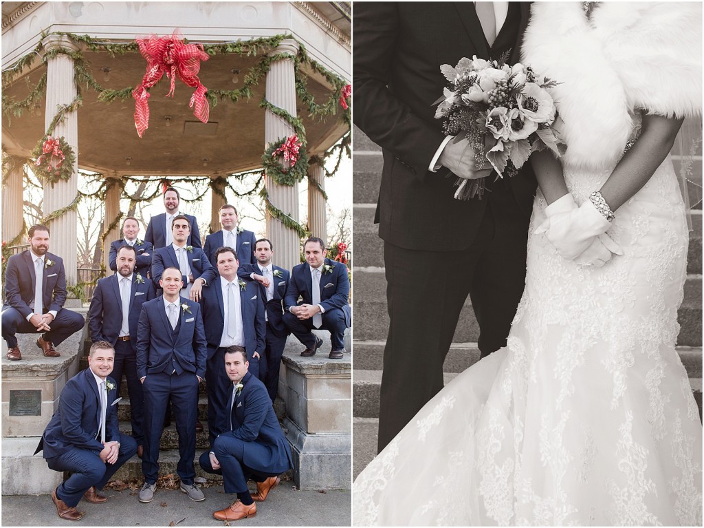 Silver and Navy Illinois Winter Wedding_0044