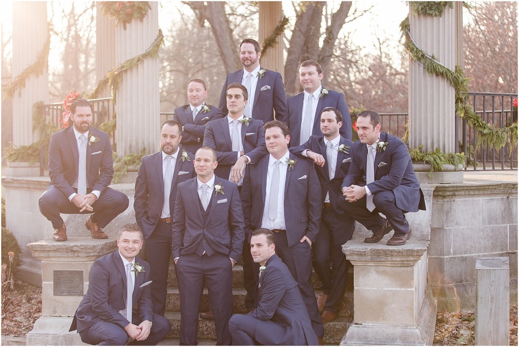 Silver and Navy Illinois Winter Wedding_0092