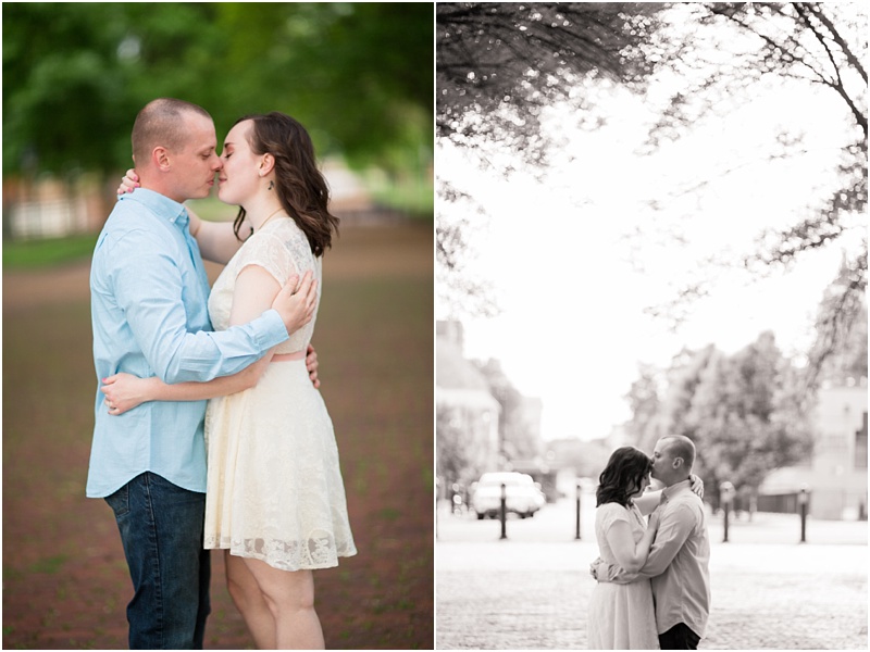 Downtown Springfield Blush and Navy Engagement Session_0026