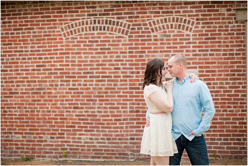 Downtown Springfield Blush and Navy Engagement Session_0049
