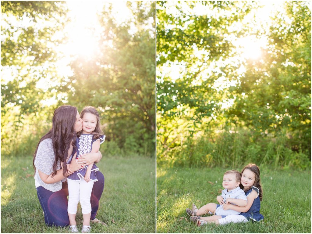 Summer Sunset Fall Mom and Kids Session_0002