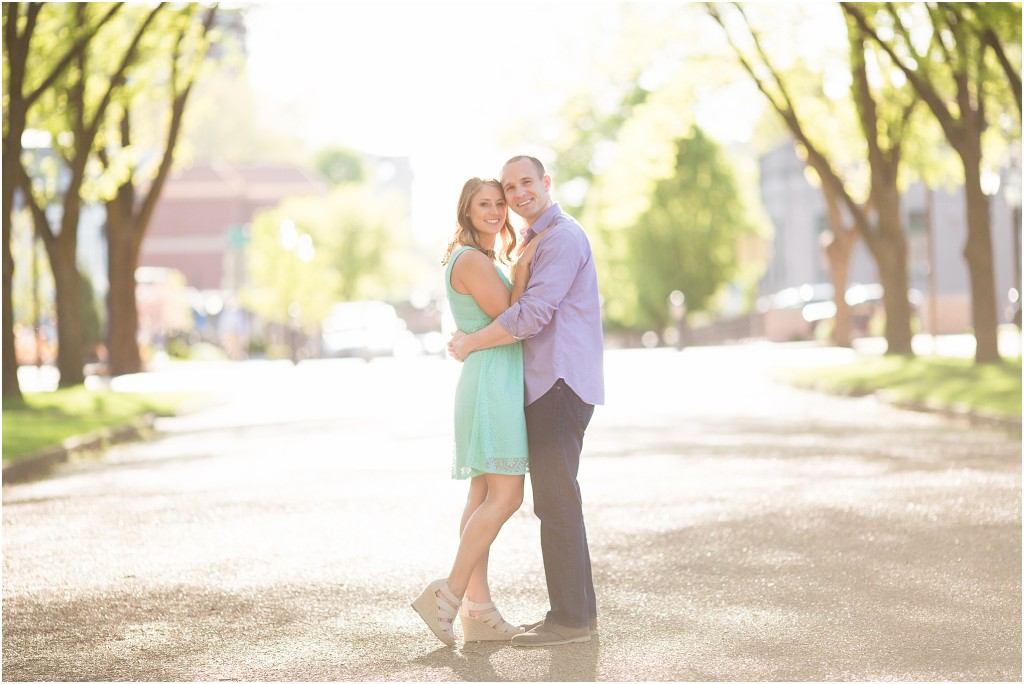 Spring flowers Springfield engagement session_0004