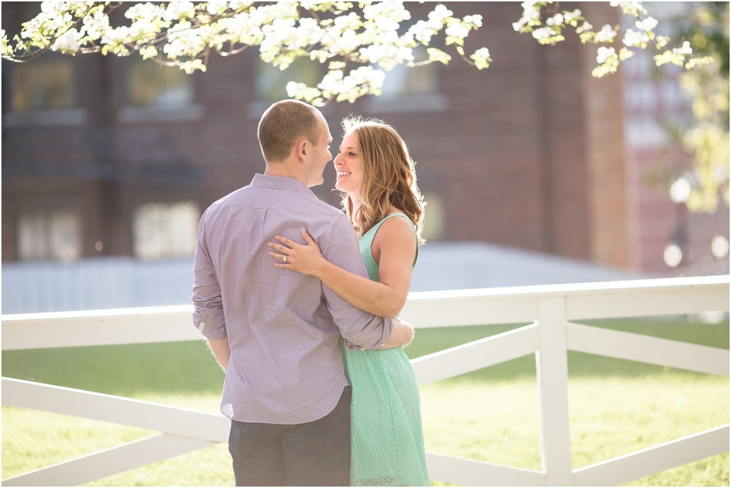 Spring flowers Springfield engagement session_0010